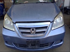 2007 HONDA ODYSSEY, BLUE, EX-L, 3.5L, AT, FWD,  A25127